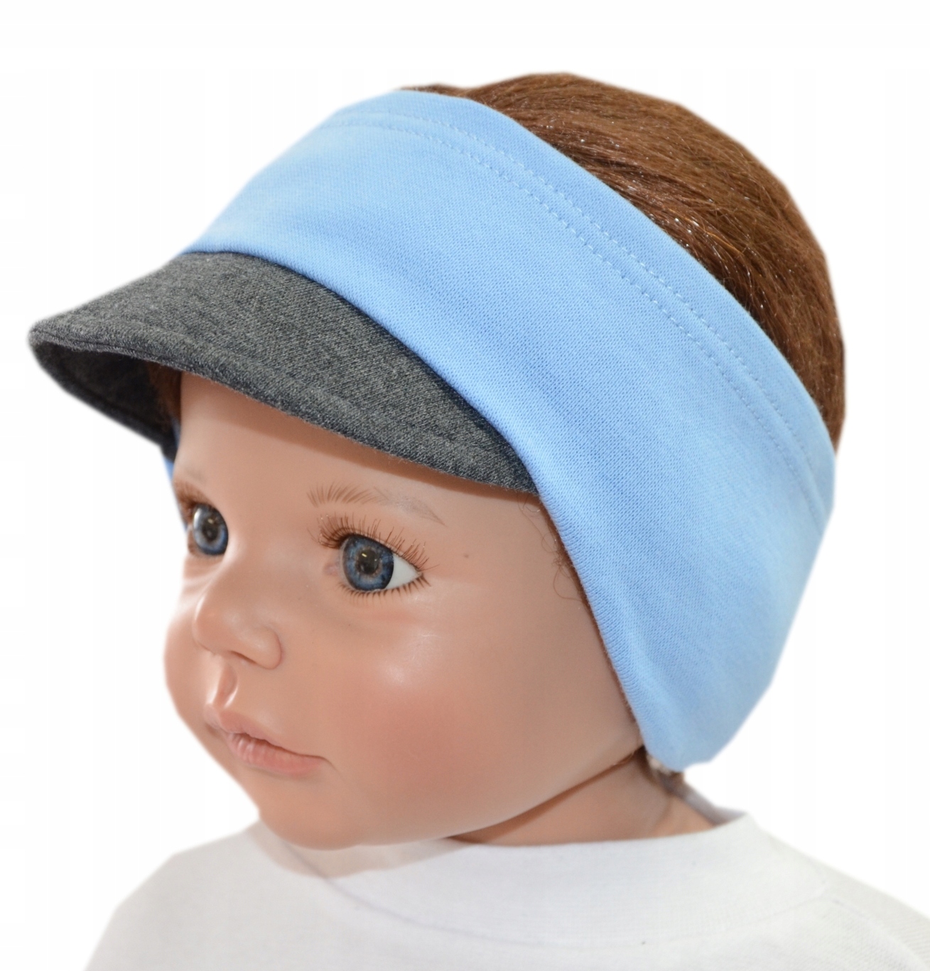 

Opaska z daszkiem Filip 45-52cm 10m-5l