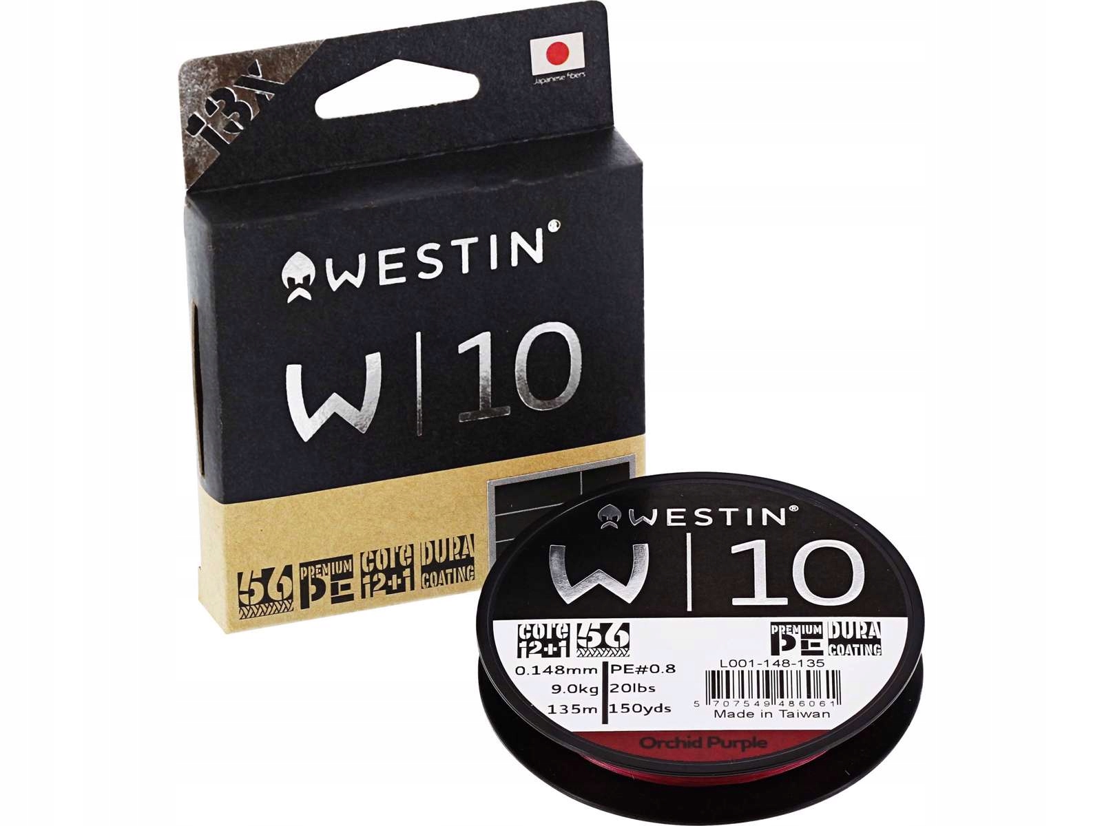 Šňůra Westin W10 13 Braid Orchid Purple 0.10 MM 135 M 6.1 Kg