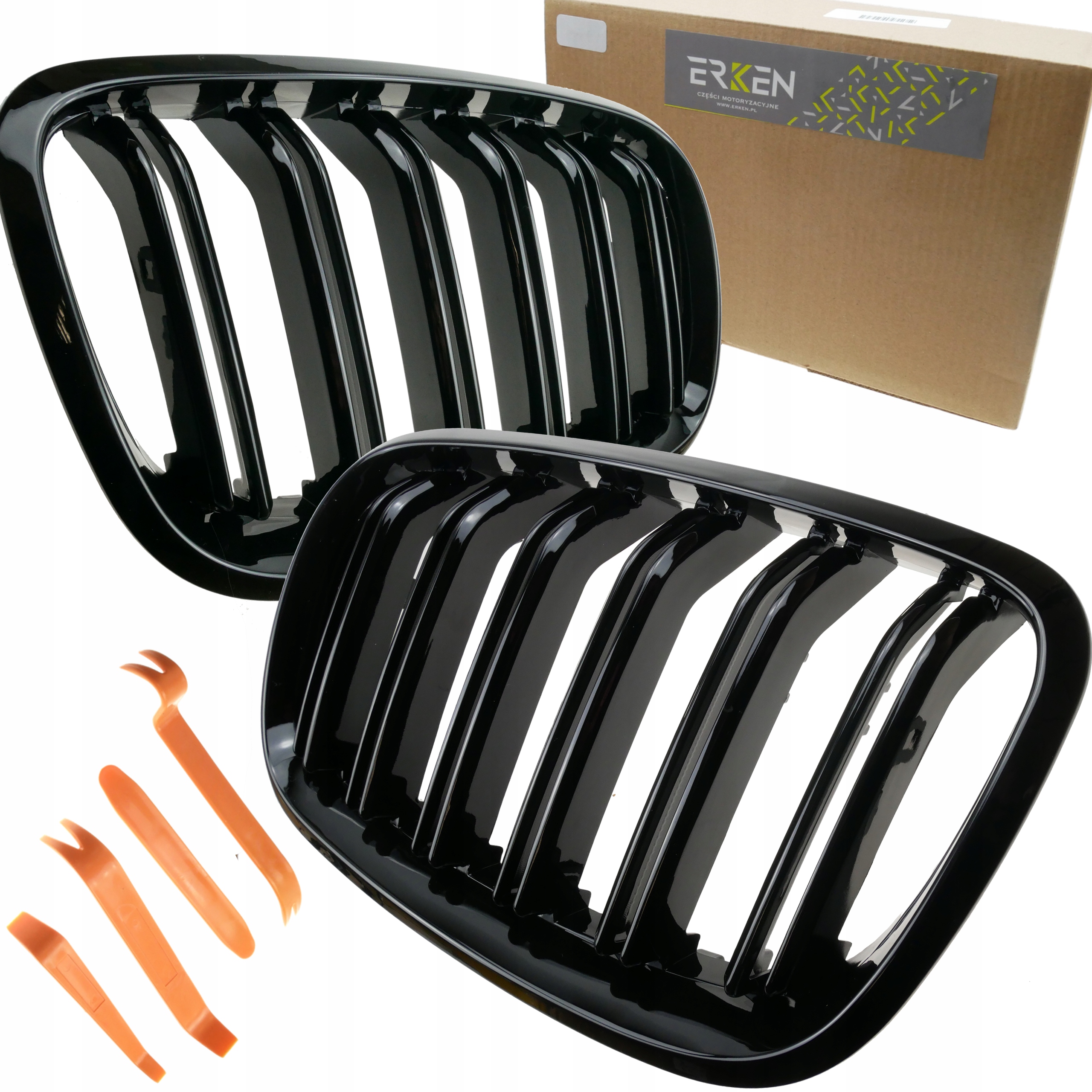 

Nerki atrapa grill Czarny Połysk Bmw X5 E70 X6 E71