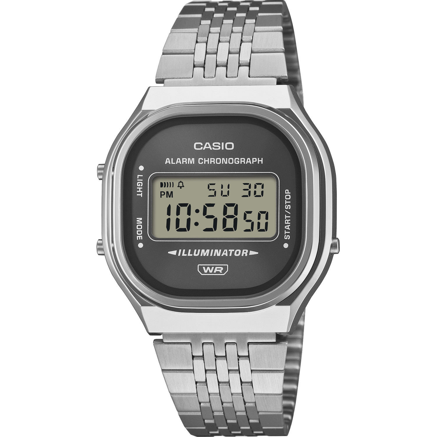 Hodinky Casio Vintage A140WE-8AEF stříbrný náramek