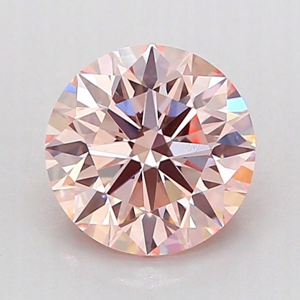 Diament laboratoryjny kolorowy 1.4ct ROUND Fancy Vivid Pink VVS2 (NONE)