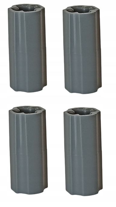 

Lego Łącznik osi ciemny szary 6538c 4 szt