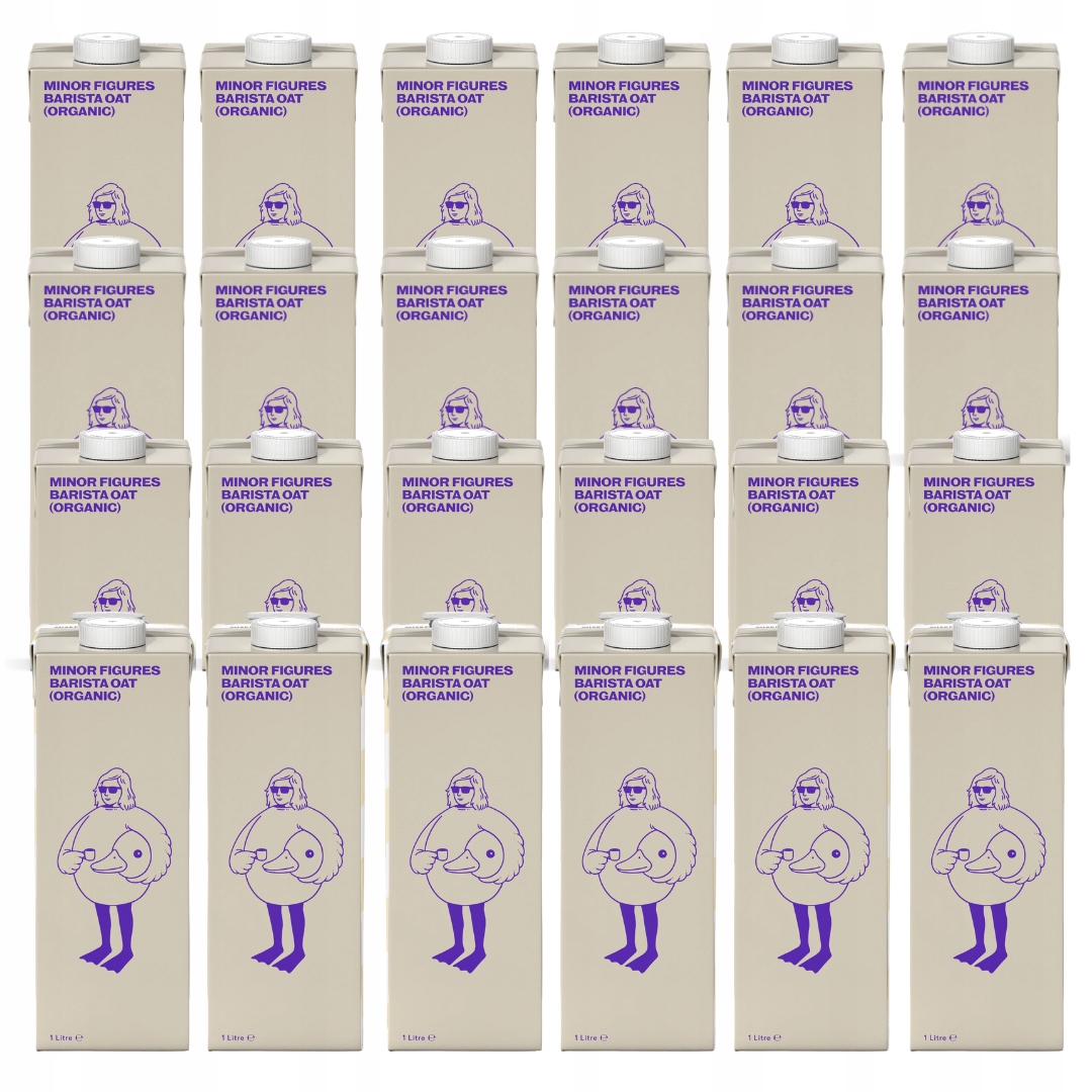 Minor Figures Napój Owsiany Bio Barista 24L Naturalny – Dobrze się pieni