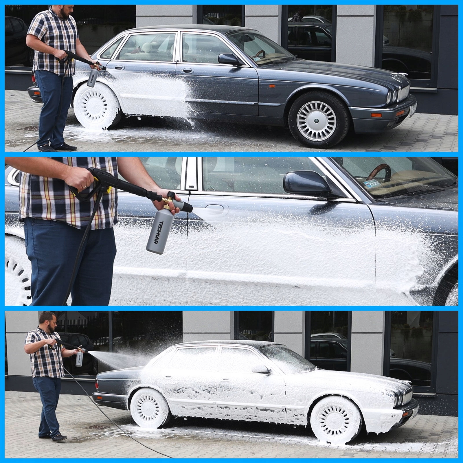 Pianownica do Myjki KARCHER K2 K3 K4 K5 K6 K7 Mosiężna końcówka TECHKAR 1L Kod producenta FoamPRO wzmocniona mosiężny