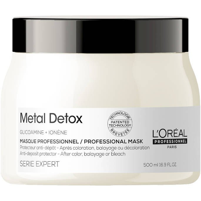 Loreal Metal Detox maska do włosów farbowanych neutralizująca metale 500ml