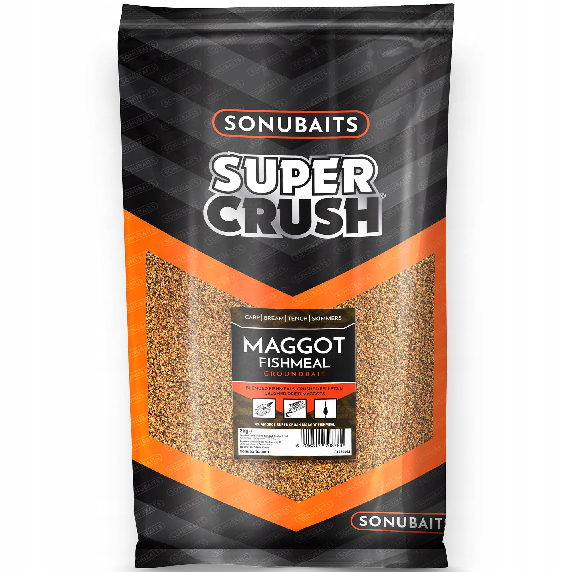Zanęta Sonubaits Supercrush Maggot 2kg