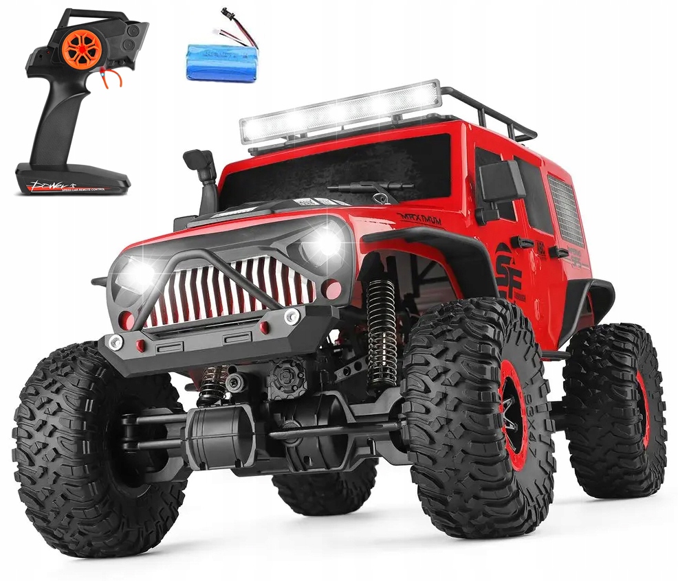 Ogromny Auto na dálkové ovládání Auto Rc Terenový Monster 50 cm Jeep 4X4