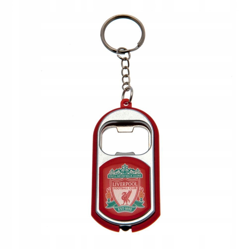 Liverpool Brelok Otwieracz Latarka Etui Czerwony