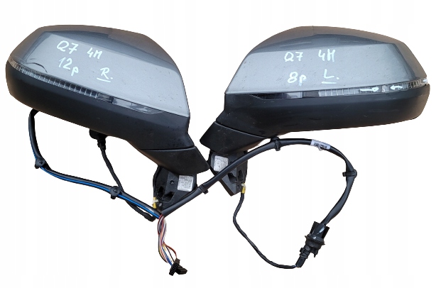 AUDI Q7 2m0 15-19 зеркало слева 12pin праве 8pin