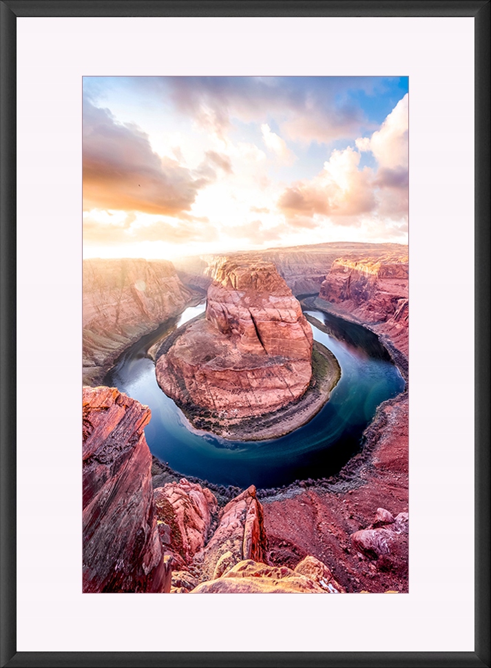 RAMA ALUMINIOWA 50x70 cm PASSE-PARTOUT 40x60 cm