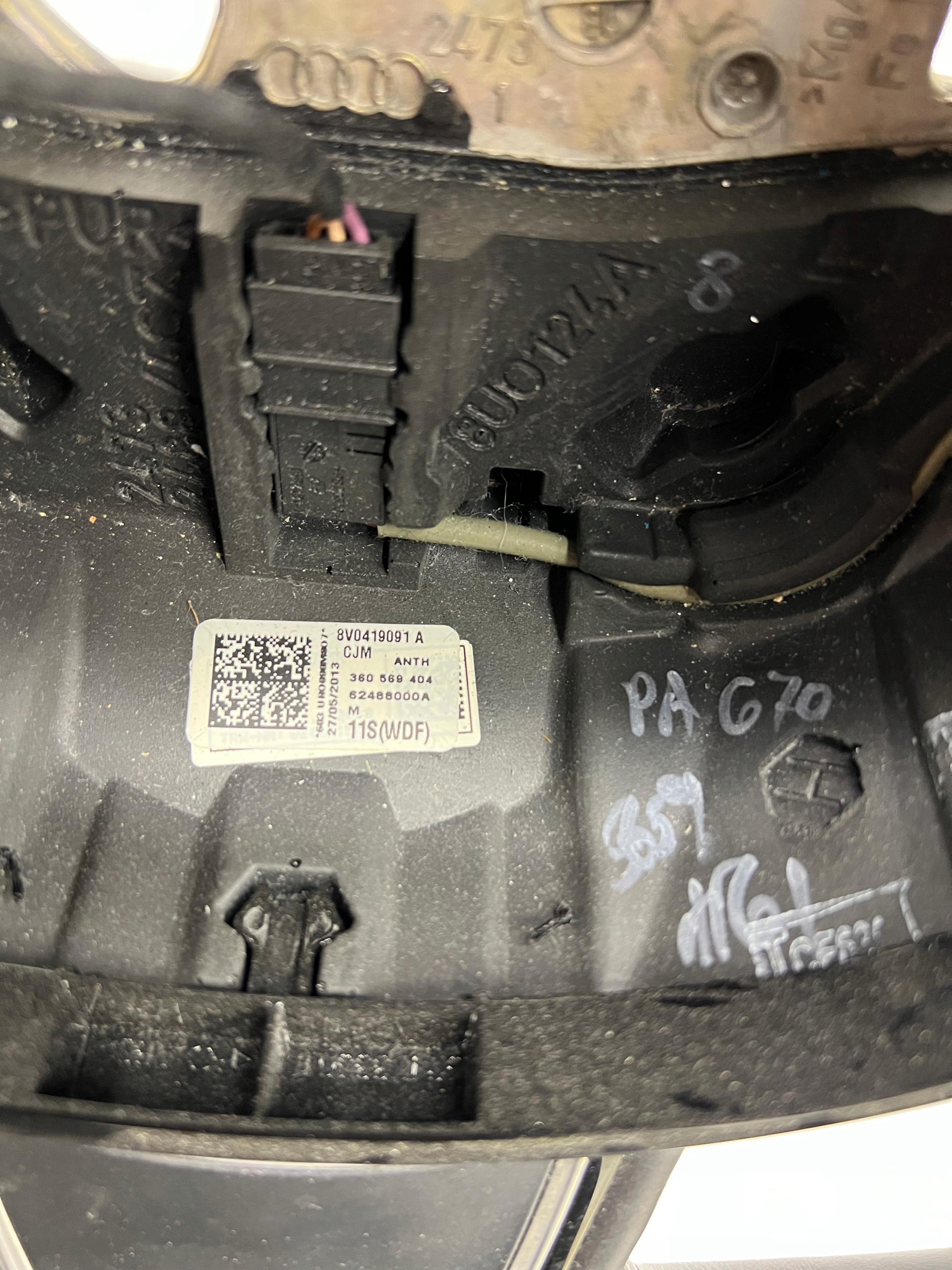 lenkrad Leder SKORZANA MULTI MULTIFUNKCJA AUDI A3 8V 8V0419091A LADNA