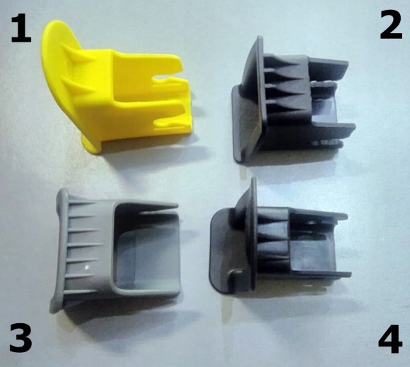 Nakładki Prowadnice do isofixu