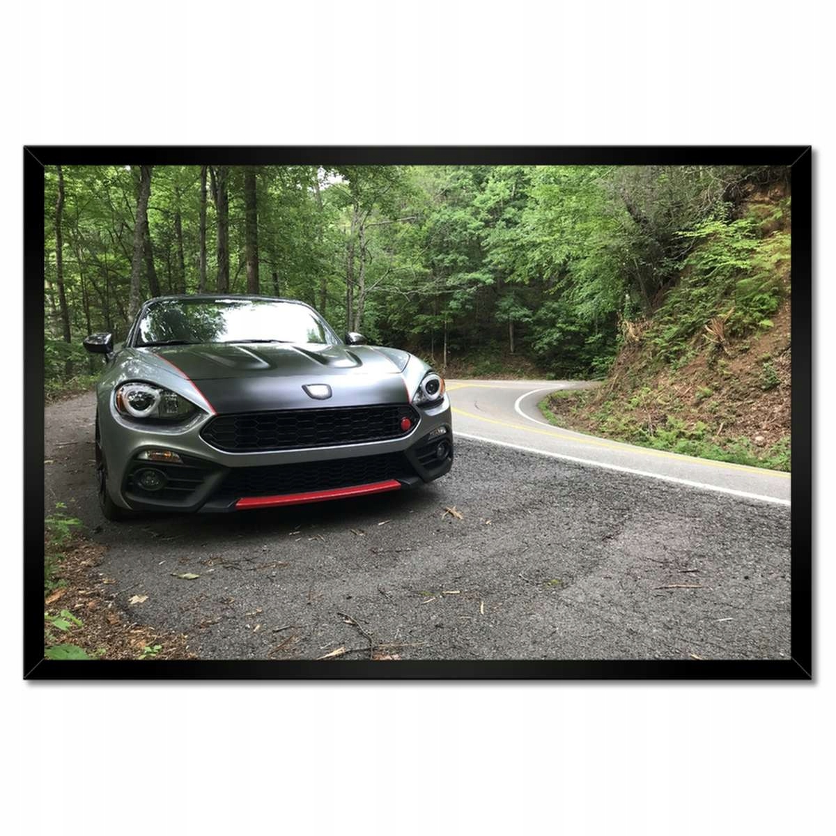Plakáty v rámu 60x40 Fiat 124 Spider Abarth