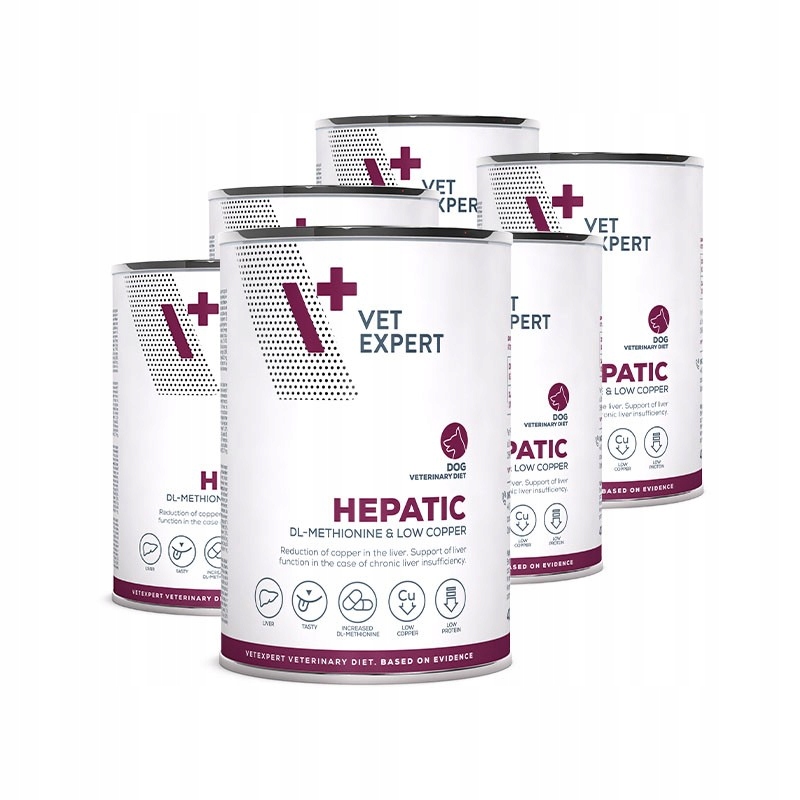 Levně 4T VetExpert Dog Hepatic Puška 6 x 400 g