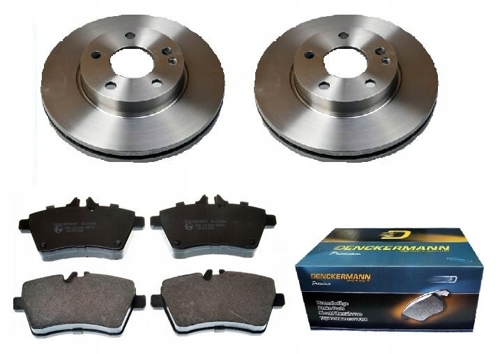 Kotouče Mercedes A-klasa W169 Přední Sada