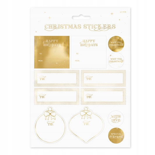 

Naklejki świąteczne na prezenty Christmas