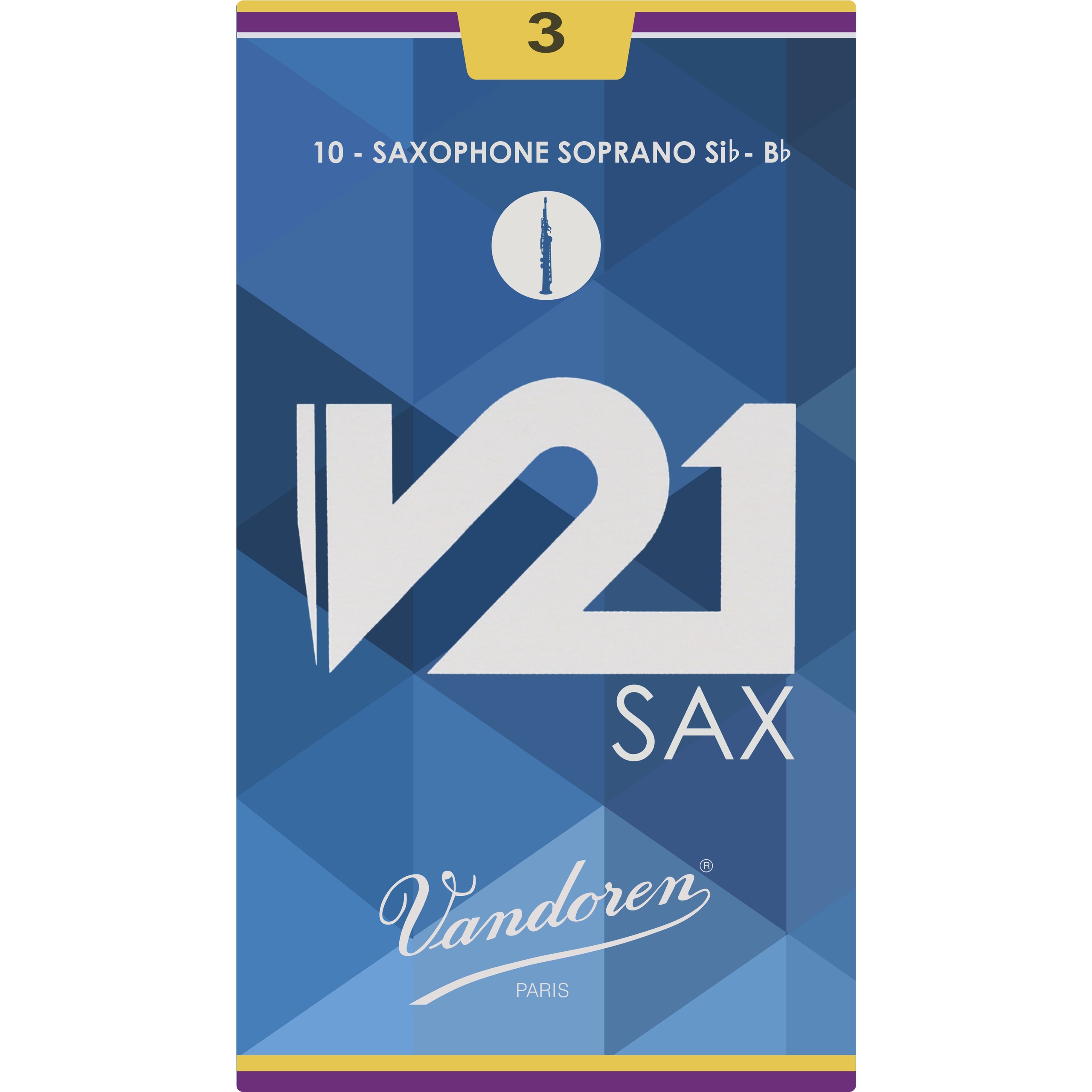 V21 Vandoren ladičky pro sopránový saxofon 10 ks č. 3,0