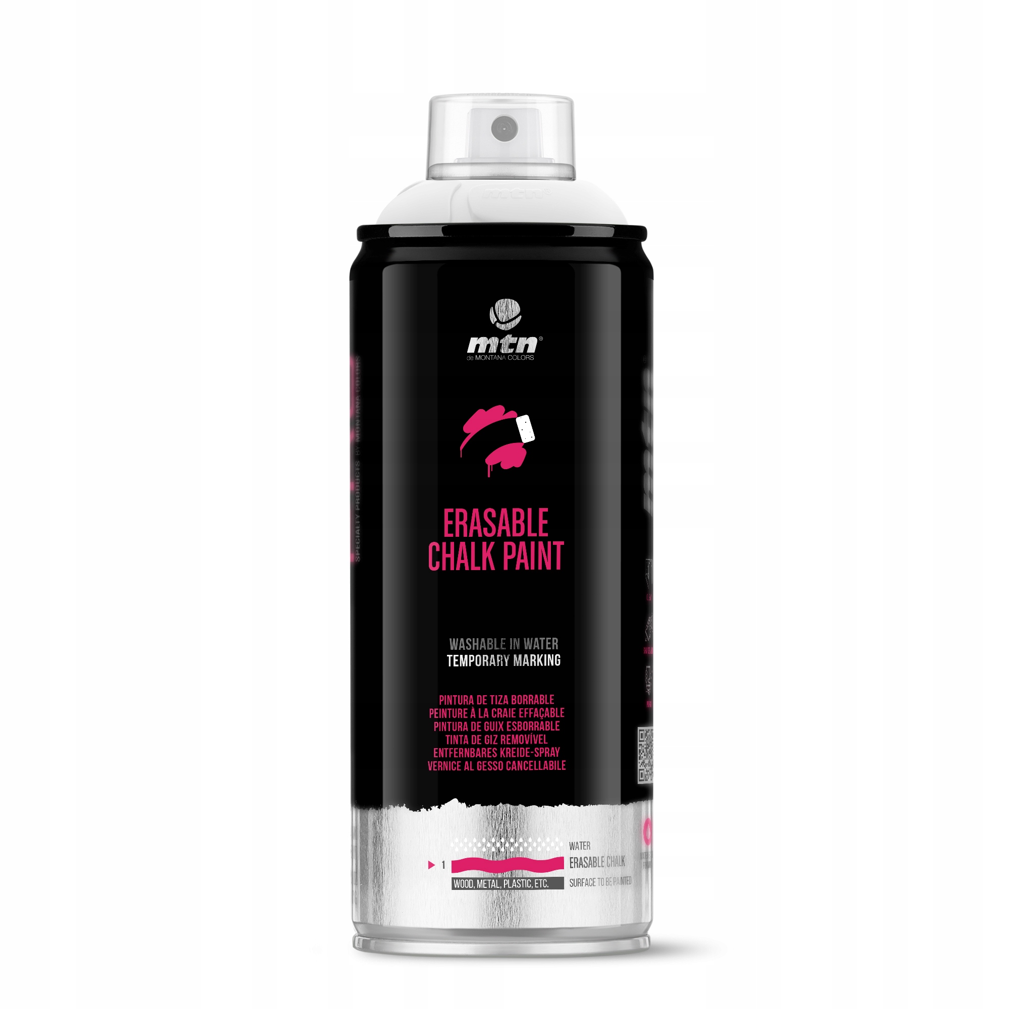 

Kreda w sprayu 400ml zmywalny Biała Montana Pro