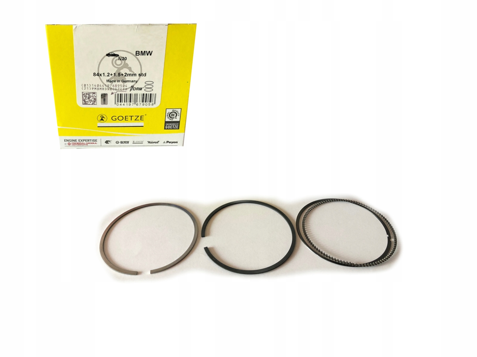 PI0067 - Поршневі Кільця BMW 2,0 Turbo N20B20 N26B20