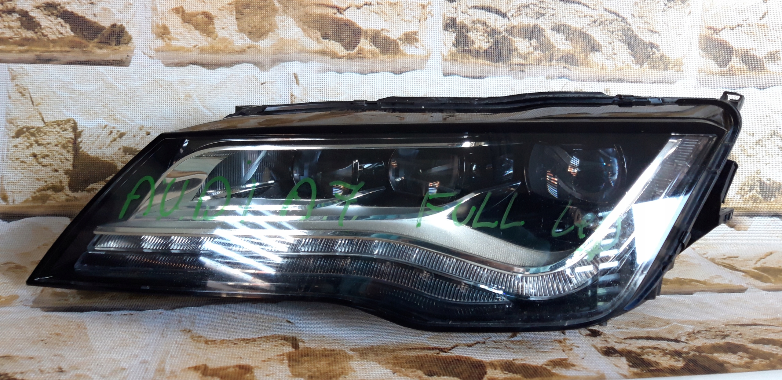 audi a7 4g8 12 full led lampa igła usa ameryka lewa