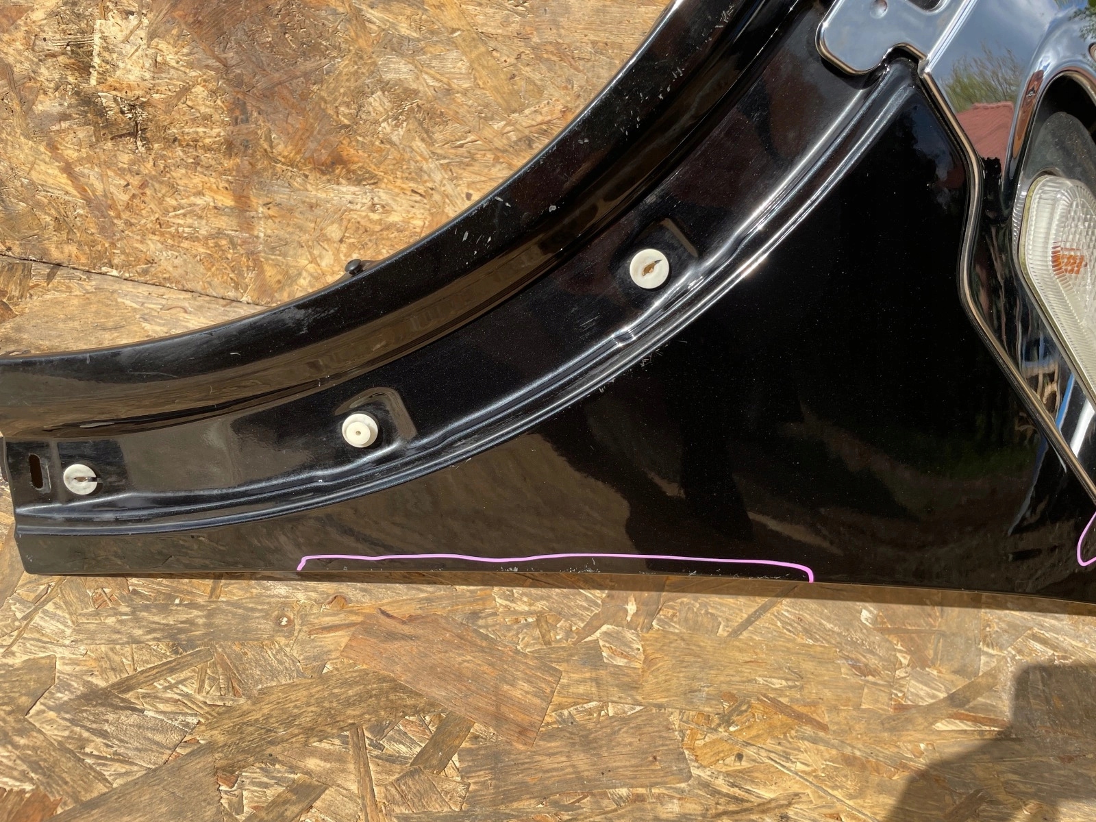 fender front front left Mini R60 Countryman black