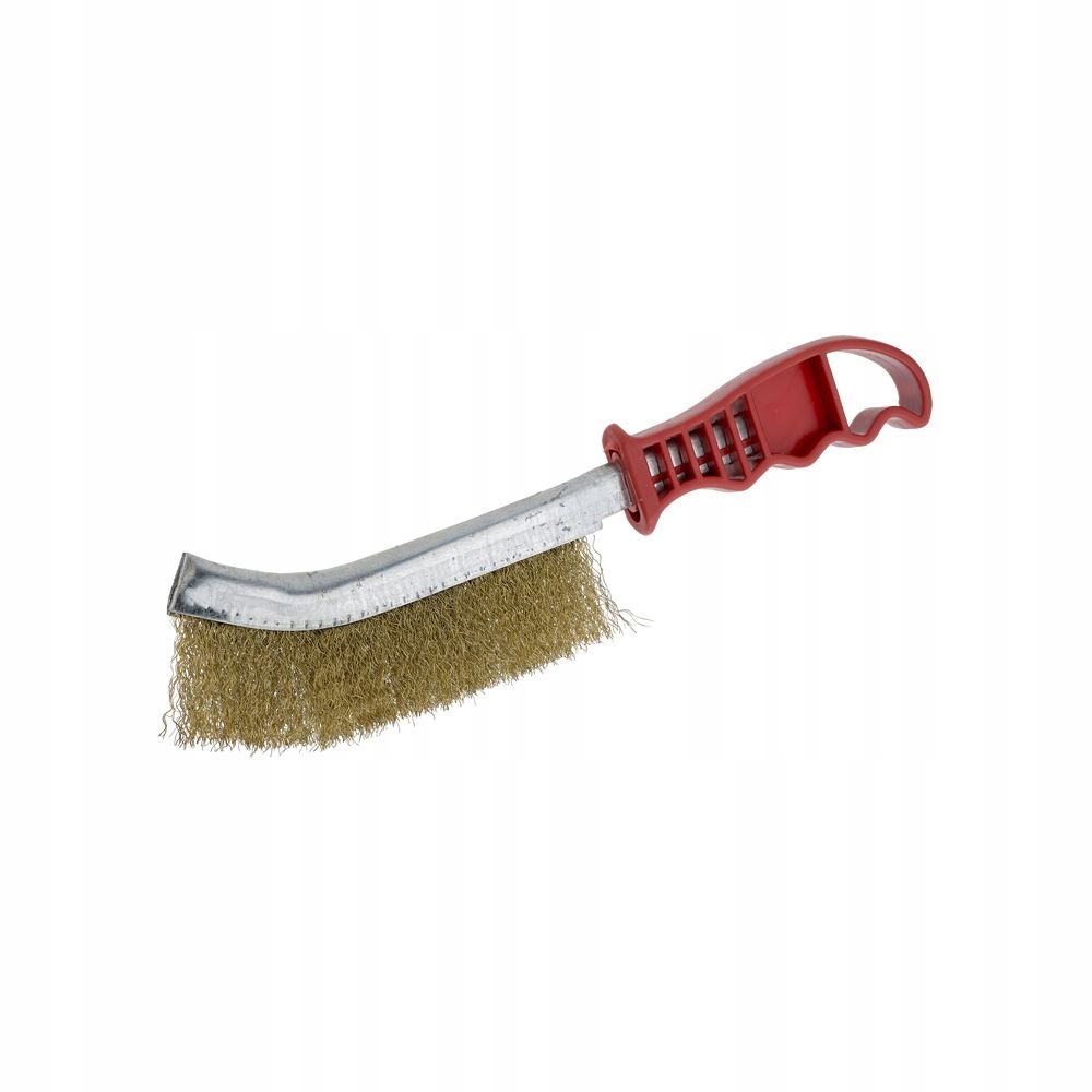 SZCZOTKA DRUCIANA MOSIĘŻNA WĄSKA SZCZELINOWA MOCNA