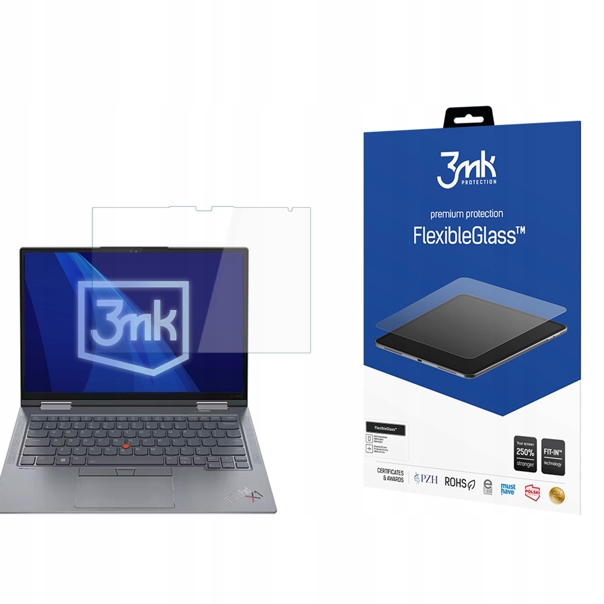 Sklo na displej pro Lenovo ThinkPad X1 Yoga Gen 8 3mk FlexibleGlass