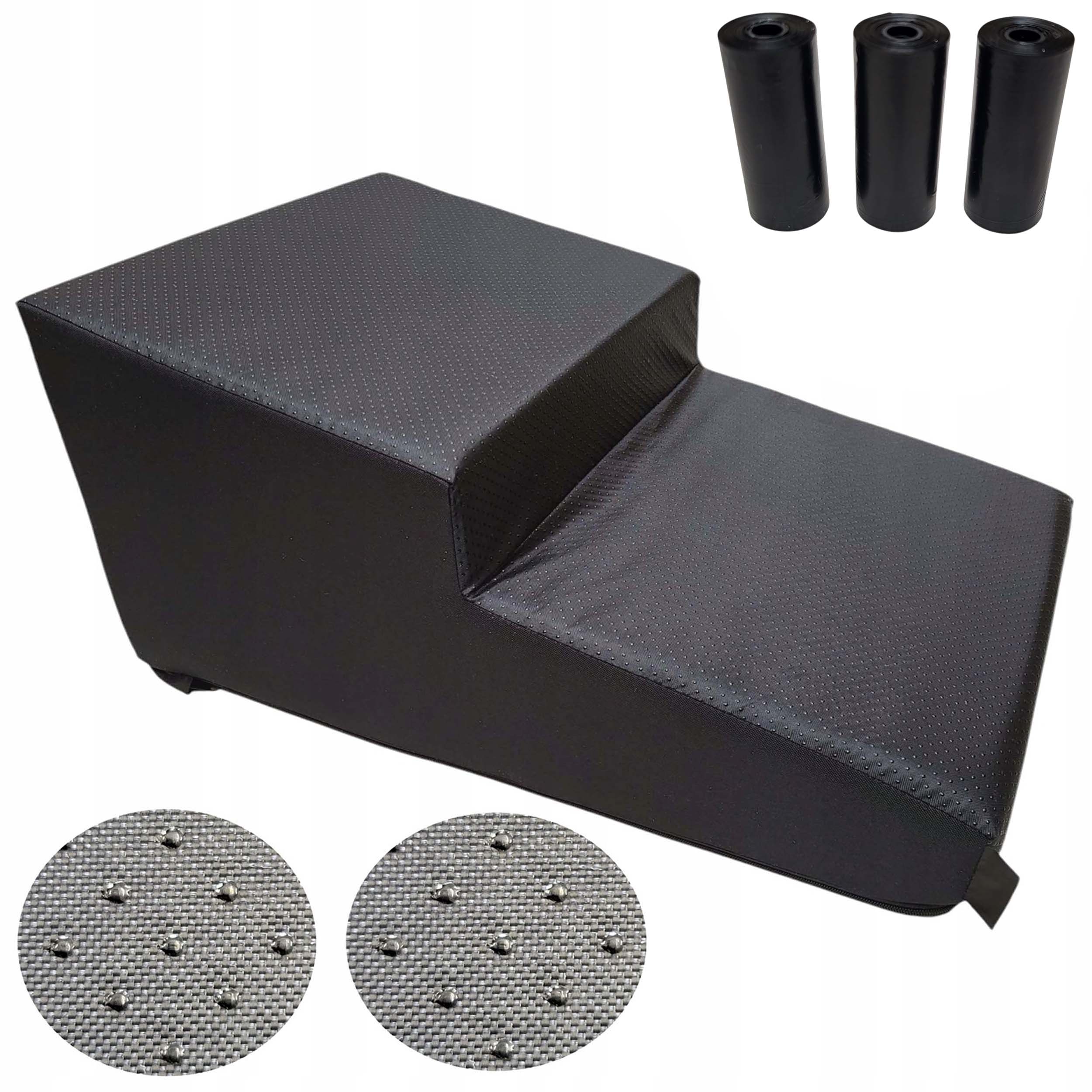 Levně Schodiště pro psa Sklon 2 Stupně 30 cm rampa s protiskluzovým vstupem