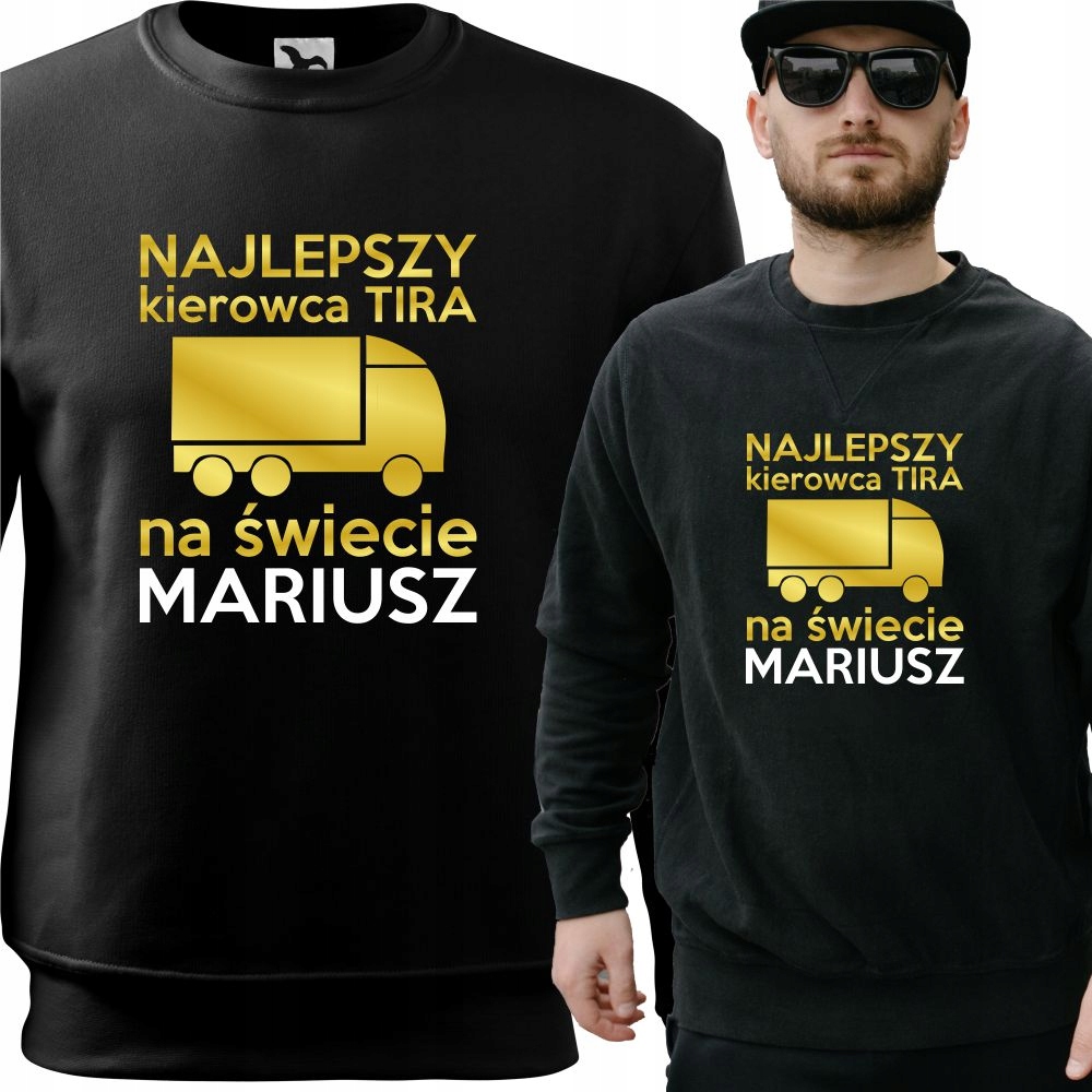 

Bluza Męska Z Motywem Kierowcy Tira Dla Kolegi