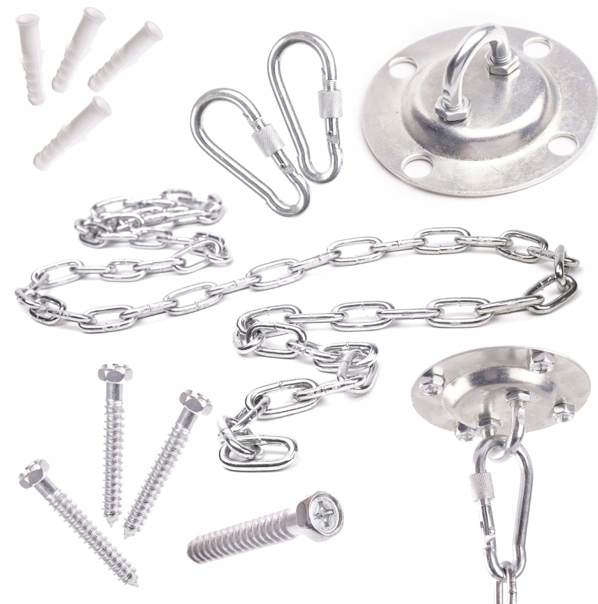 FOTEL WISZĄCY SZARY KOKON BOCIANIE GNIAZDO HUŚTAWKA PODUSZKA ZESTAW XXL Waga produktu z opakowaniem jednostkowym 1.6 kg