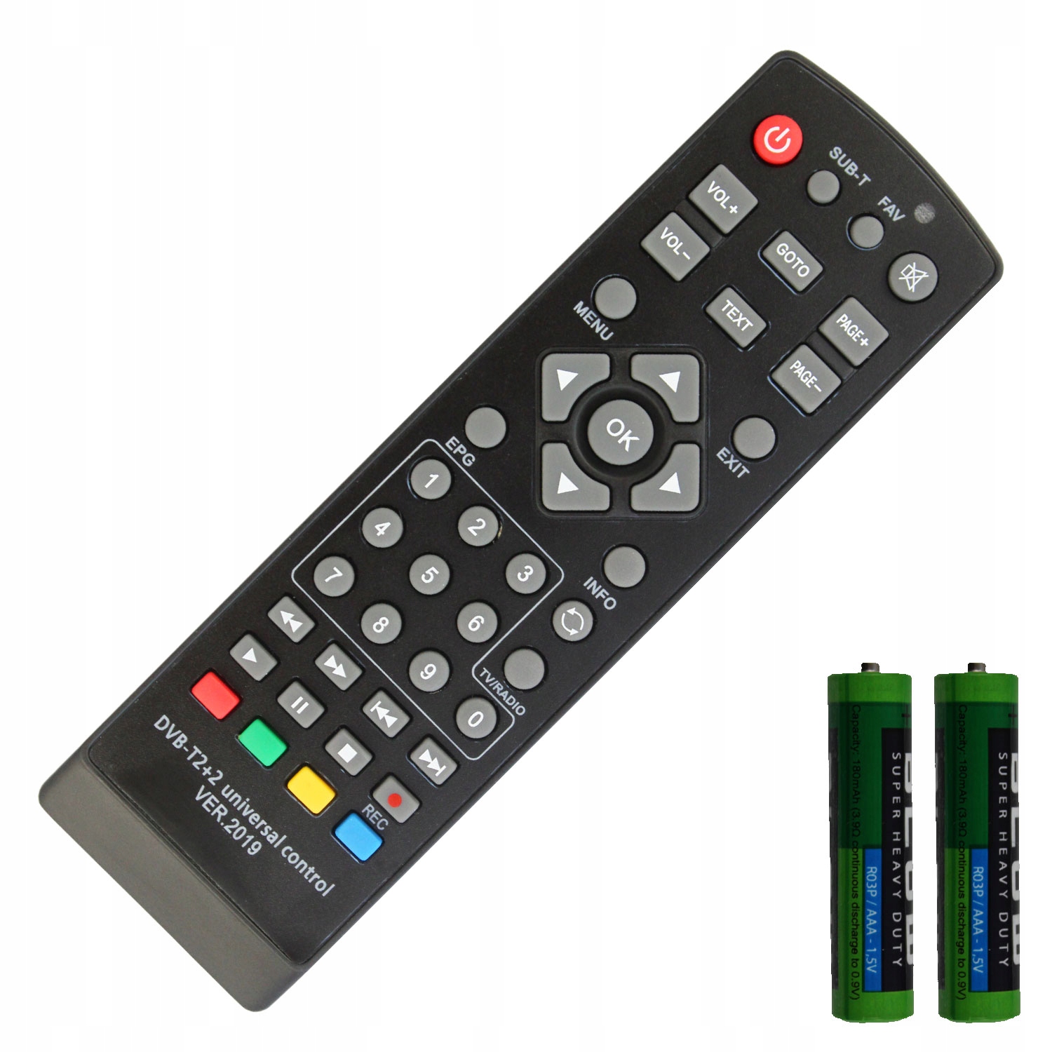 Pilot do dekodera DVB-T2 Thomson THT709