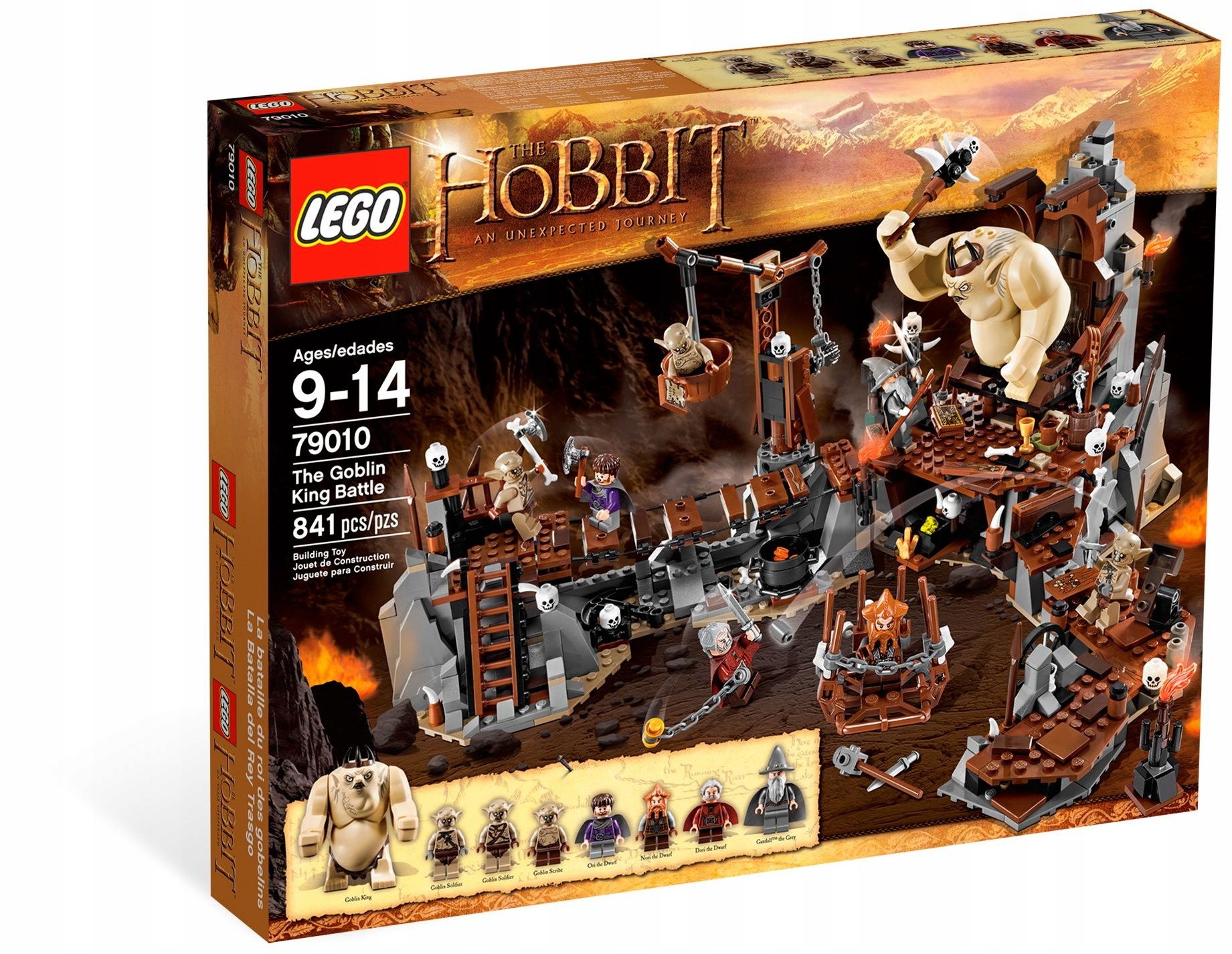 Lego The Lord of the Rings 79010 Klocki Lego Hobbit Bitwa z Królem Goblinów