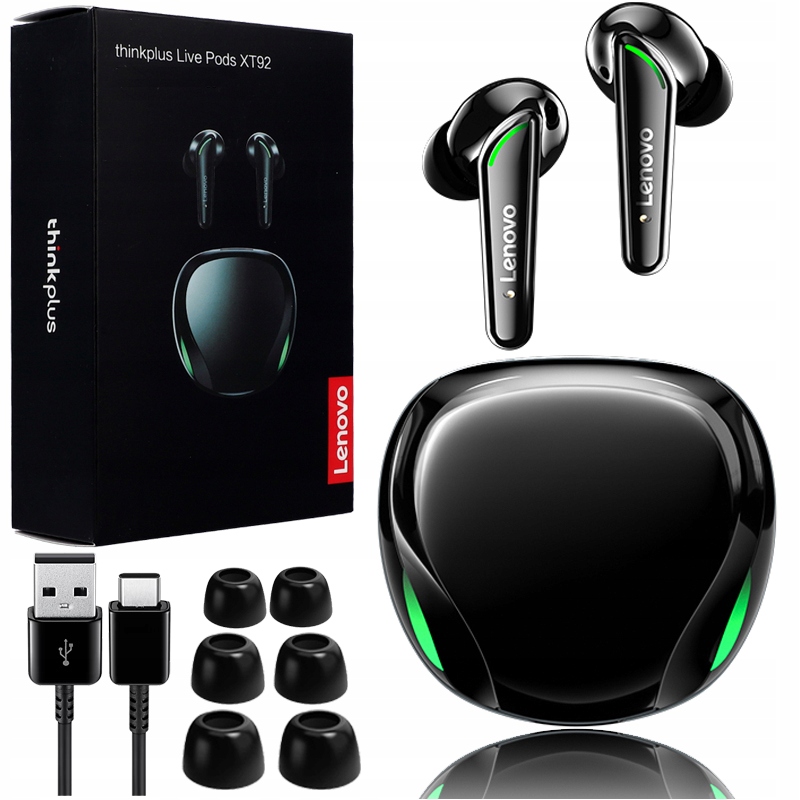 

Słuchawki Bezprzewodowe Bluetooth Lenovo Powerbank