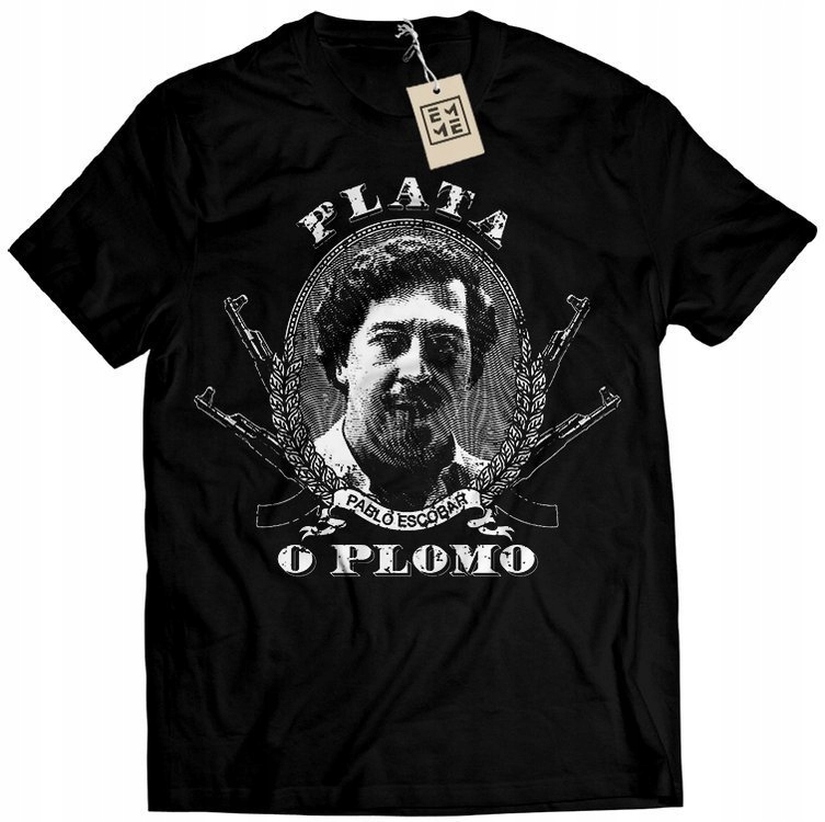 

Koszulka Męska Pablo Escobar Narcos L