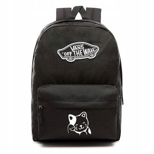 

Plecak Szkolny Vans Realm Backpack Custom Cat Kot