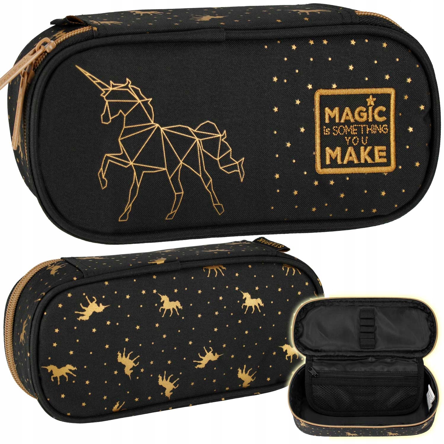 PIÓRNIK SZKOLNY SASZETKA USZTYWNIANA JEDNOROŻEC