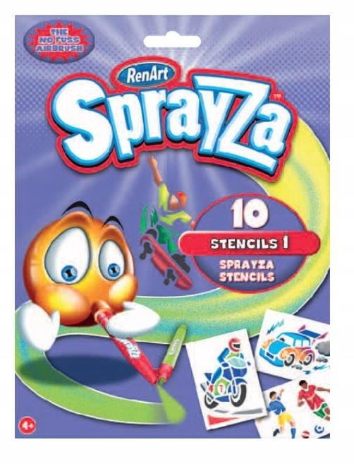 

Zestaw 1 Sprayza Szablony 10 szt mix DD