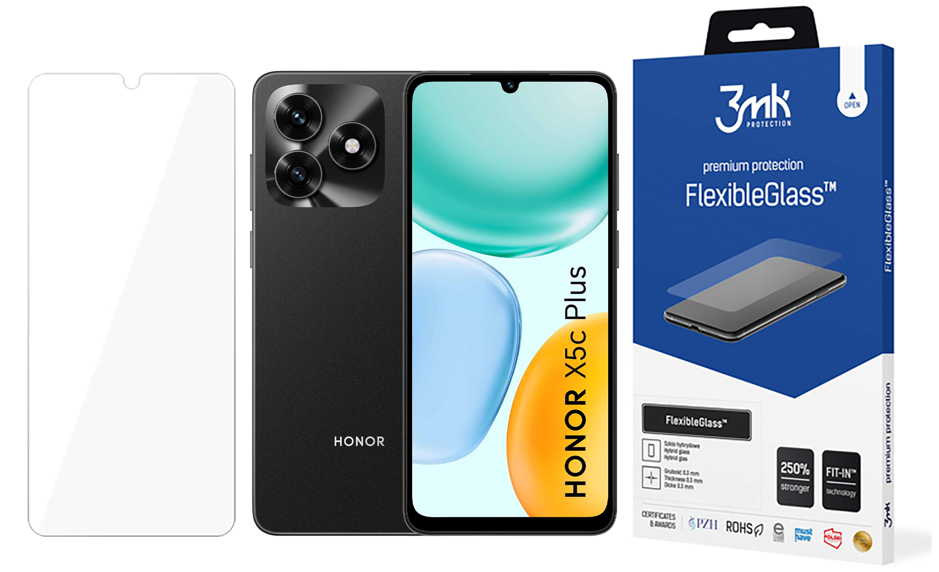 3mk Sklo Flexibleglass pro Honor X5C Plus 4G