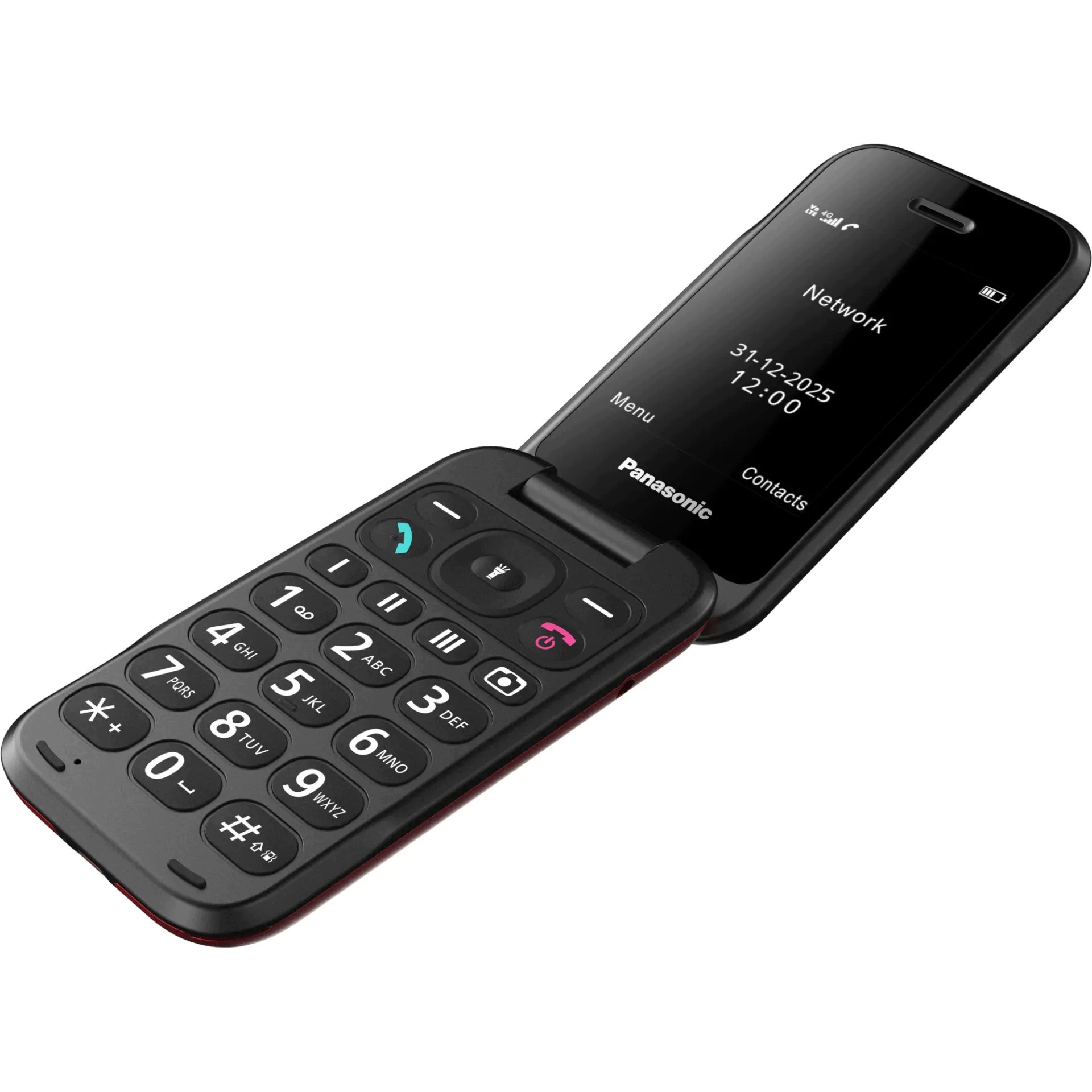 Telefon komórkowy Panasonic KX-TF600EXR 4 Mb 4G (lte) czerwony