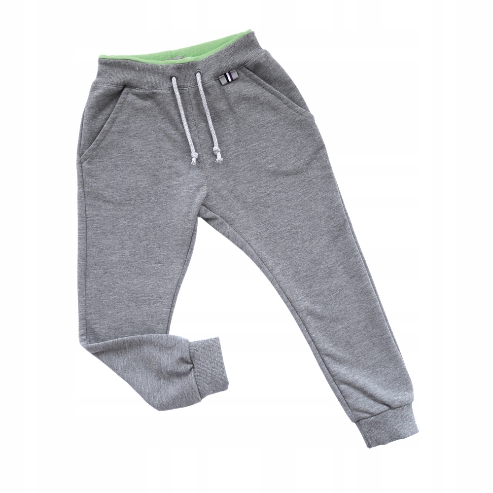 

Szare spodnie z kieszeniami bawełna Revaj 164