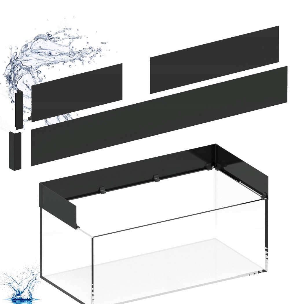 Levně Koruna na akvárium 80+40+28 Výška 10 cm pro akváriumZázemí