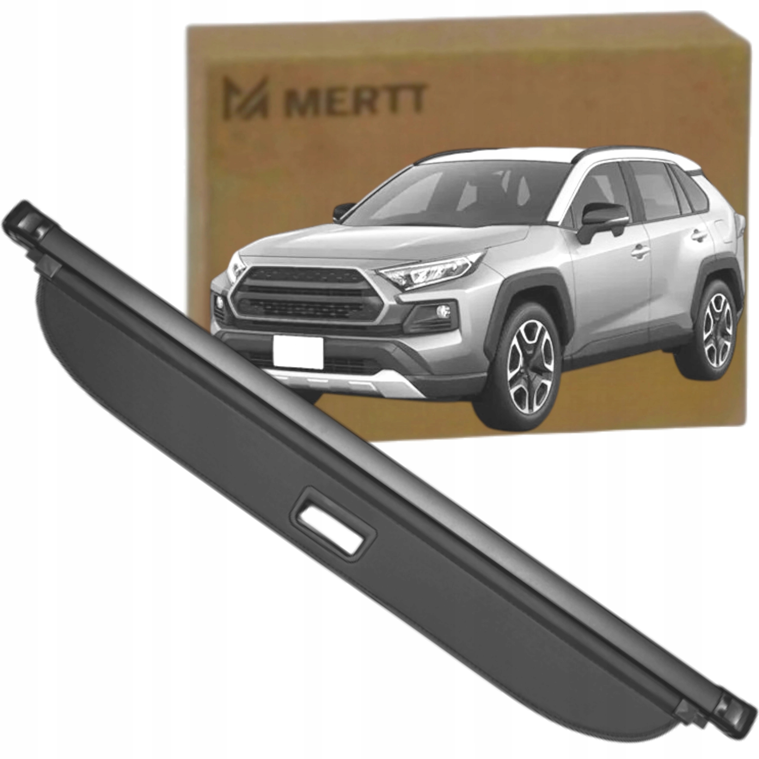 Toyota RAV4 Rav 4 V 2019+ Roleta do zavazadlového prostoru, zadní police, nová, Černá