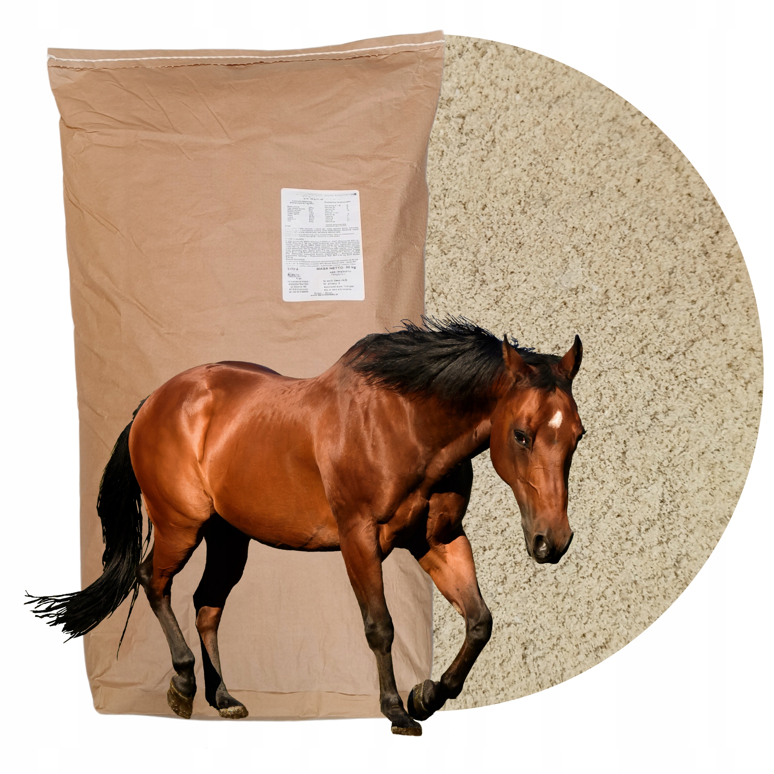 Czyste Otręby Ryżowe dla Zwierząt 25 kg 100% otrąb bez dodatków Bez Gmo