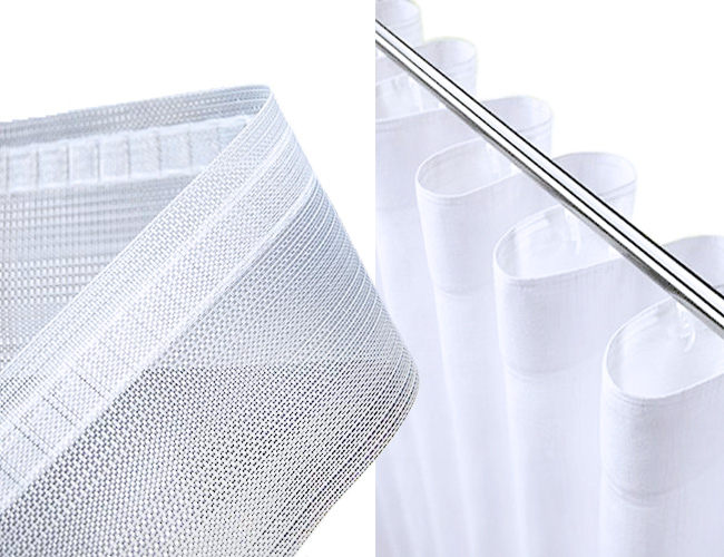 Páska na záclony pre systém Wave vlna 50 m, šírka 8 cm. Poľsko