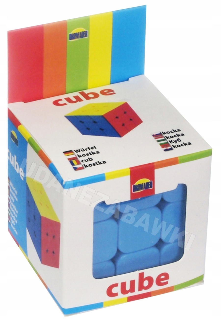 KOLOROWA KOSTKA UKŁADANKA GRA LOGICZNA 3x3 Kod producenta 3395