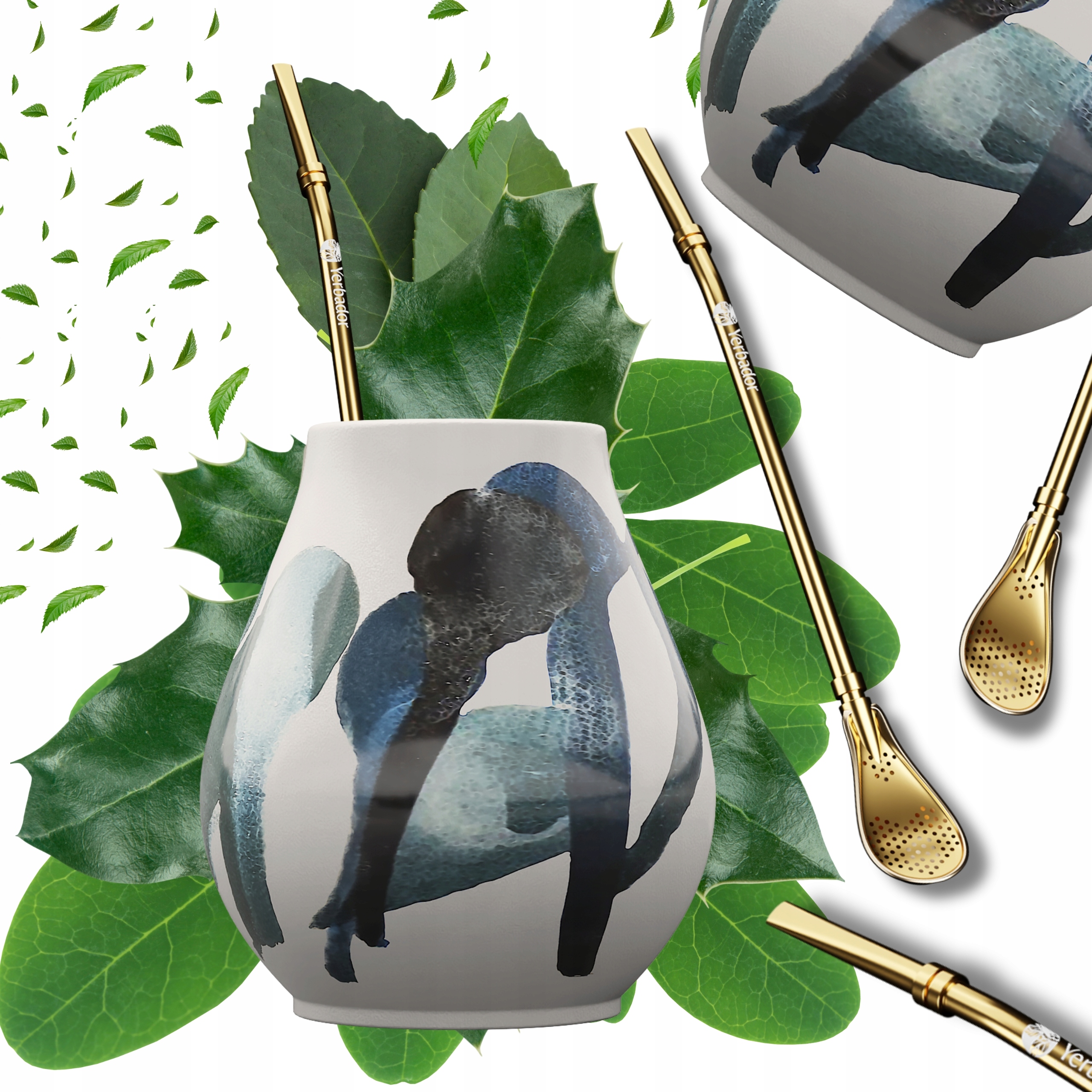 Levně Hrnek na Yerba Mate Yerbador Keramický Matero Oaza