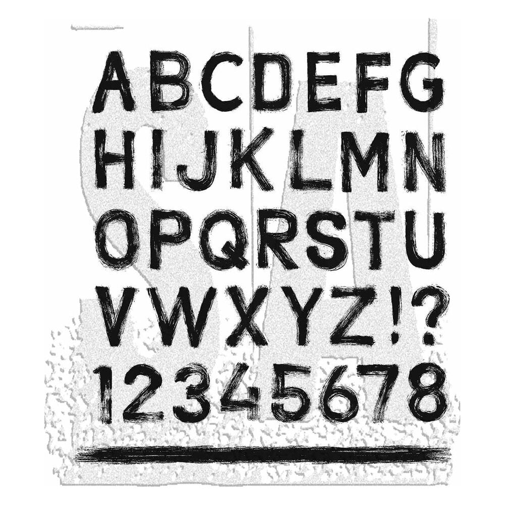 Tim Holtz Sign Painter Stamps (CMS484)