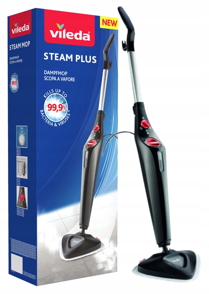 

Vileda Mop parowy Steam Plus elektryczny