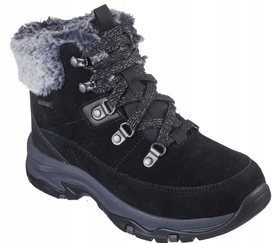 Skechers Dámské Černé Sněhové Boty 36 6AC
