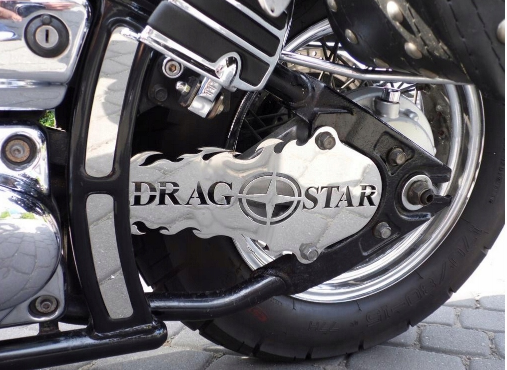 OSŁONA WAŁU KARDANA - YAMAHA DRAG STAR 650 1100 Numer katalogowy części OSŁWAŁUCZACHAPŁOMIENIE